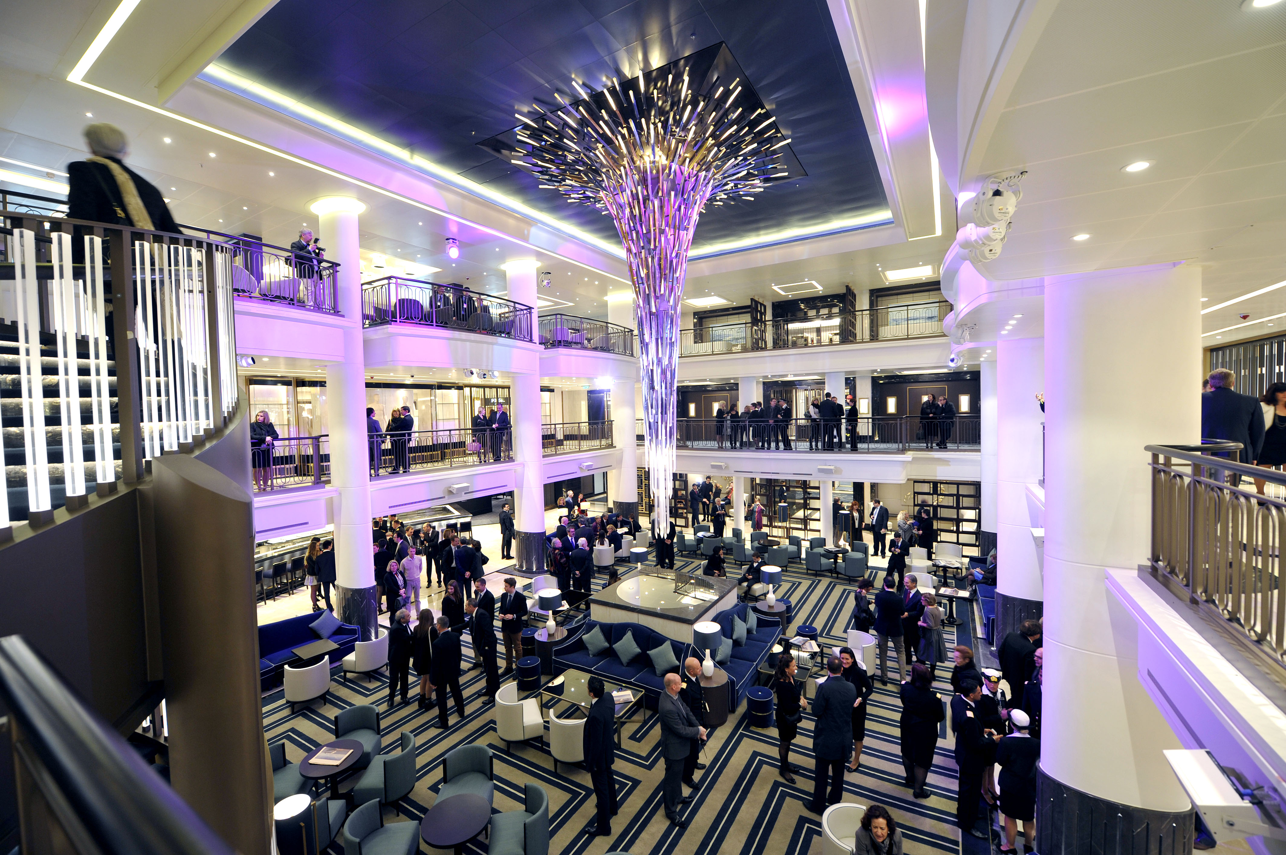 Olly unveils a new Glass House on board P&O Cruises' latest ship